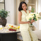 Lemon Loaf long strip pocket Waistcoat