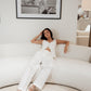 Linen Bloom trousers